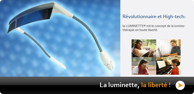 Lunettes de luminoth&eacute;rapie Luminettes