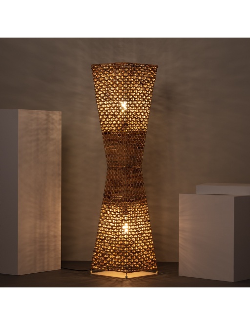 Lampadaire Fibres Naturelles Bijie