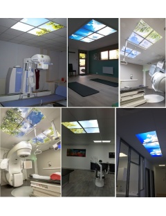 Pack 16 x Dalles LED OASIS 60x60 Personnalisable