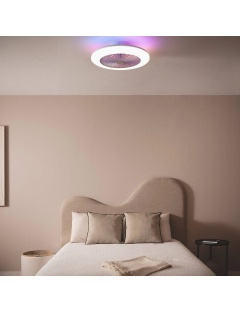 Ventilateur de Plafond LED SMART WIFI RGBW Zante Ø 50cm 35W