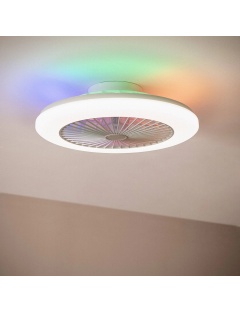 Ventilateur de Plafond LED SMART WIFI RGBW Zante Ø 50cm 35W