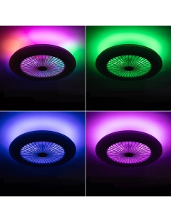 Ventilateur de Plafond LED SMART WIFI RGBW Zante Ø 50cm 35W