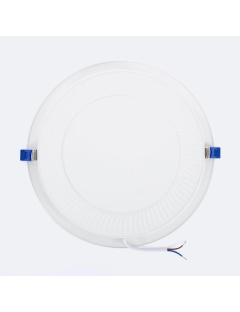 Dalle LED Ronde Extra-Plate 30W Coupe Ø 290mm