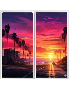 Pack 2 x Dalles LED OASIS 60x120 - Boulevard