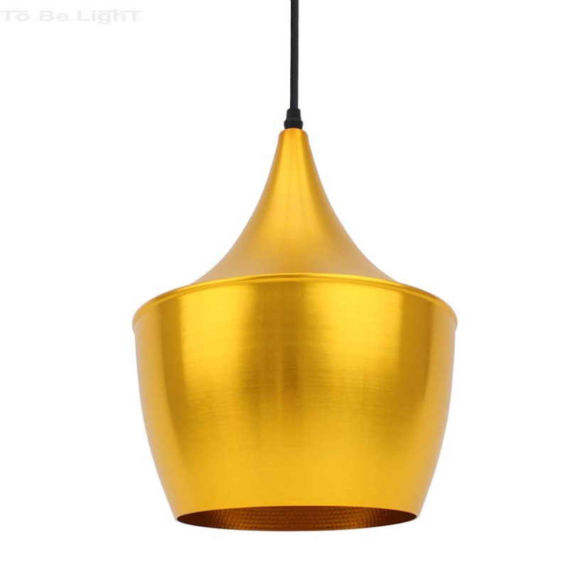 Lampe suspendue Industrielle Phi Or