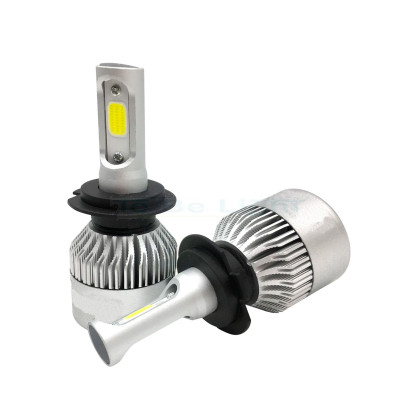 Pack 2 Ampoules LED COB voiture moto 20W H3 H7