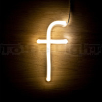 Lettre F Néon LED