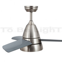 Ventilateur de Plafond LED Industriel avec CCT Sélectionnable 15W Gris