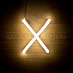 Lettre X Néon LED