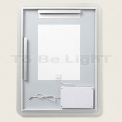 Miroir Salle de Bain avec Éclairage LED et Anti-buée Benin 80x60 cm